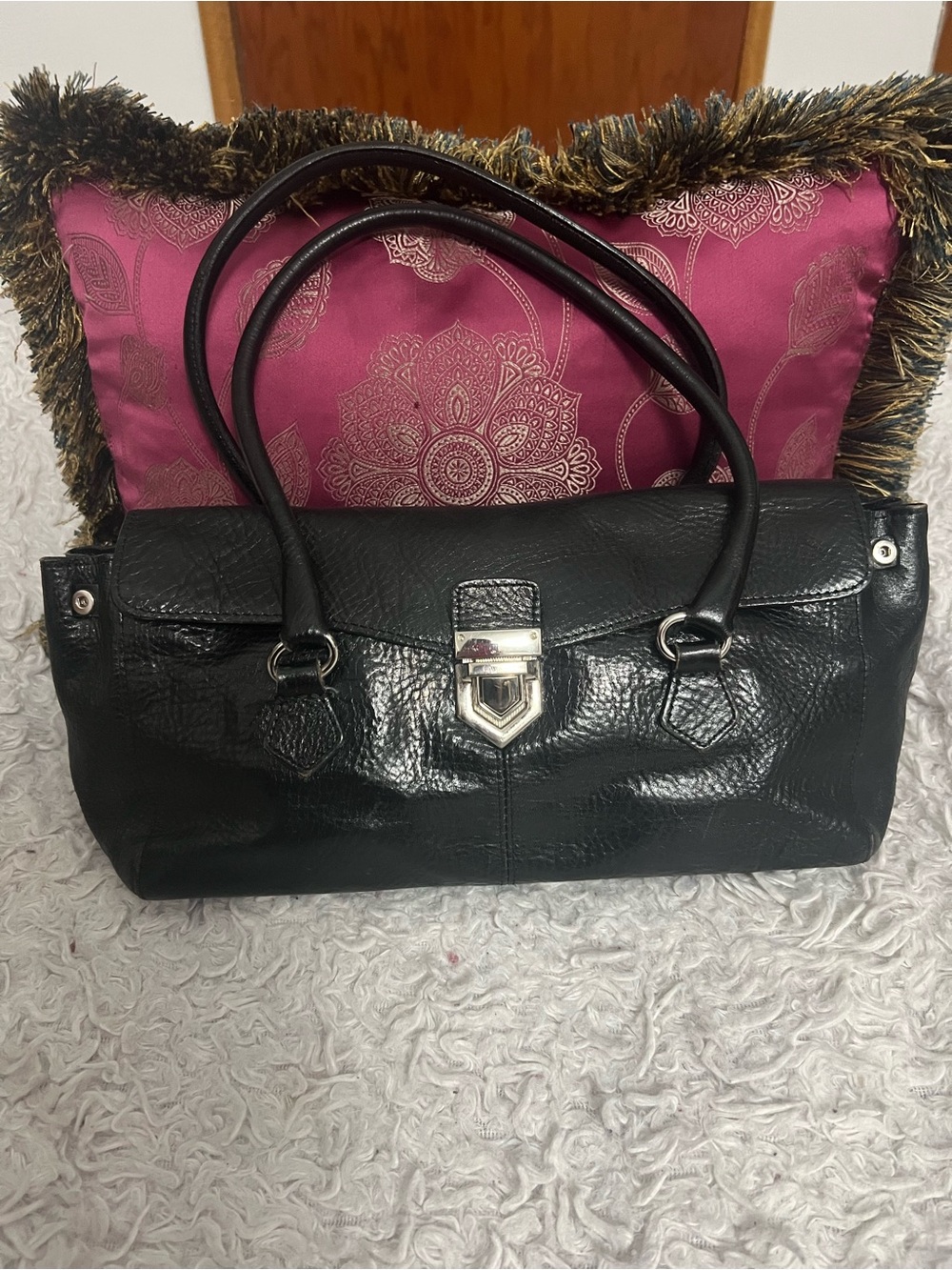 Vintage Wilson’s Italian Leather Women's Satchel - Classic Everyday Bag